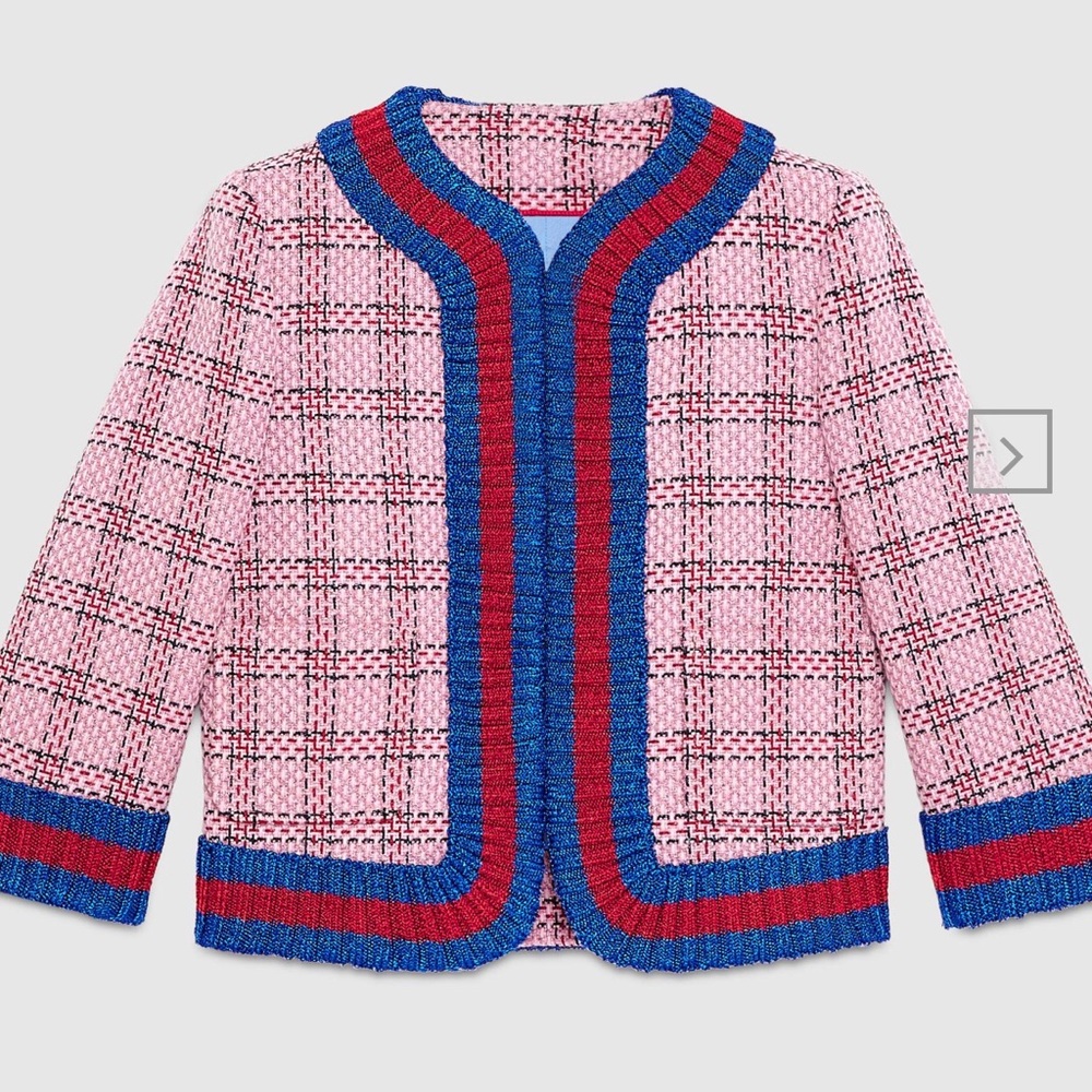 Gucci Tween and Lurex Cropped Blazer size 40 BNWT